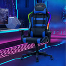 Adjustable Swivel Gaming Chair with LED Lights and Remote by LJGDeals