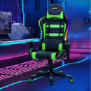 Adjustable Swivel Gaming Chair with LED Lights and Remote by LJGDeals