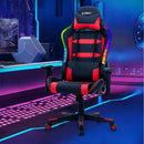 Adjustable Swivel Gaming Chair with LED Lights and Remote by LJGDeals