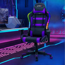 Adjustable Swivel Gaming Chair with LED Lights and Remote by LJGDeals