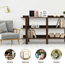 59 Inch Console Table with 3-tier Open Shelf for Front Hall Hallway and Foyer by LJGDeals