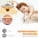 1500W Electric Hanging Ceiling Mounted Infrared Heater with Remote Control by DirectDeals