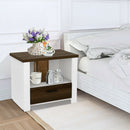Accent Nightstand with Drawer and Open Shelf by DirectDeals