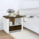 Accent Nightstand with Drawer and Open Shelf by LJGDeals