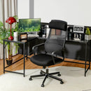 Adjustable Mesh Office Chair with Heating Support Headrest by LJGDeals