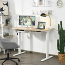 48-Inch Electric Standing Adjustable Desk with Control Panel and USB Port-Natural by LJGDeals