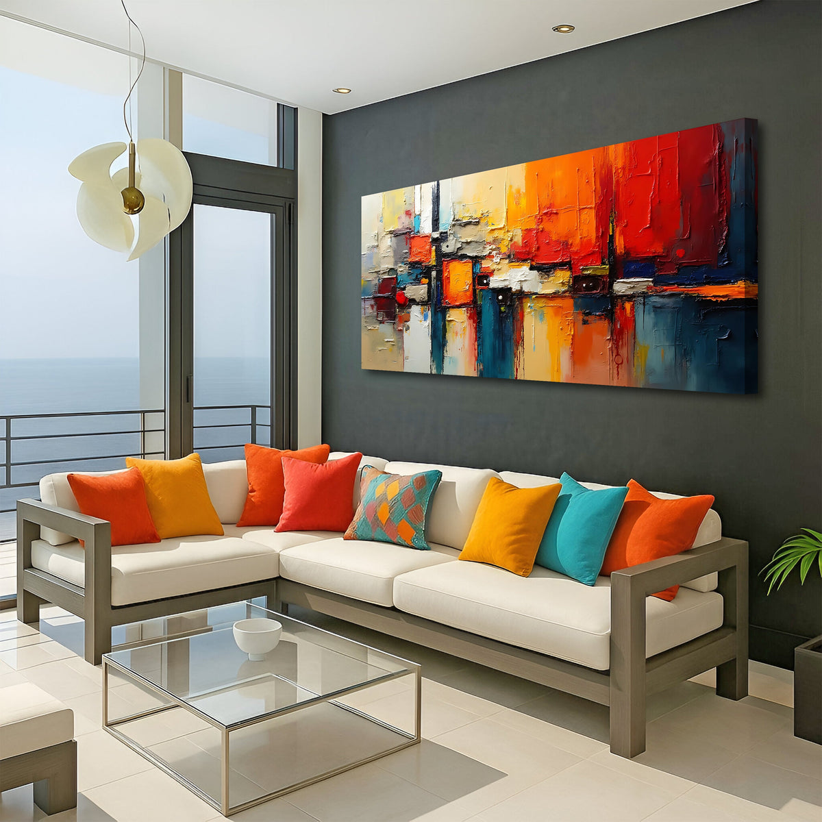 Colorful Abstract Wall Art II, photo 4 of 10