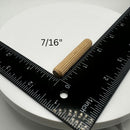 Fluted Dowel Pin - White Birch: Superior Glue Dispersion and Bonding in 4 Sizes