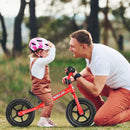 Kids No Pedal Balance Bike with Adjustable Handlebar and Seat-Red by LJGDeals