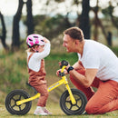 Kids No Pedal Balance Bike with Adjustable Handlebar and Seat-Yellow by LJGDeals