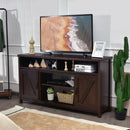 59 Inch TV Stand Media Center Console Cabinet with Barn Door for TV's 65 Inch by LJGDeals