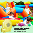350 Watt 0.5 HP Air Blower Pump Fan for Inflatable Bounce House and Bouncy Castle-Yellow by LJGDeals