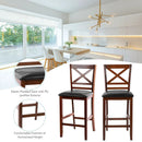 Set of 2 Bar Stools 25 Inch Counter Height Chairs with by LJGDeals