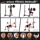 Adjustable Squat Rack Stand for Home Gym Fitness by LJGDeals