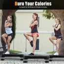 31 Inch Adjustable Exercise Aerobic Stepper with Non-Slip Pads-Gray by LJGDeals