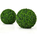 Artificial Boxwood Topiary Ball Tree Set - 15.7 Inch (2 Pieces) by DirectDeals