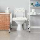 3-in-1 Bedside Commode Portable Toilet with Adjustable Height by LJGDeals