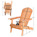 Eucalyptus Chair Foldable Outdoor Wood Lounger Chair by LJGDeals