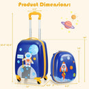 2 Pieces Kids Luggage Sets with Backpack and Suitcase for Travel by LJGDeals