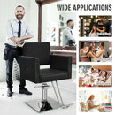 Salon Chair for Hair Stylist with Adjustable Swivel Hydraulic-Black by DirectDeals