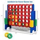 4-to-Score Giant Game Set with Net Storage-Blue by LJGDeals