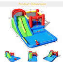 Inflatable Water Slide with Ocean Balls for Kids without Blower by LJGDeals