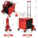 Costway Foldable Utility Cart for Travel and Shopping by LJGDeals