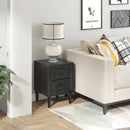 2PCS Nightstand W/2 Drawer Multipurpose by LJGDeals