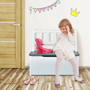 4 Pieces Kids Wooden Activity Table and Chairs Set with Storage Bench and Study Desk by LJGDeals