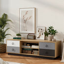 Modern 55 Inch TV Stand with 2 Storage Cabinets for TVs up to 60 Inch by LJGDeals