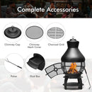 Patio Wood Burning Chimneys Fireplace by LJGDeals