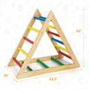 Climbing Triangle Ladder with 3 Levels for Kids-Multicolor by LJGDeals