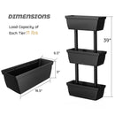 3-Tier Freestanding Vertical Plant Stand for Gardening and Planting Use by LJGDeals