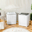 8 lbs Portable Mini Twin Tub Spinner Semi-Automatic Washing Machine by LJGDeals