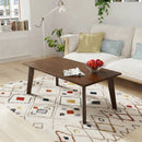 Rectangular Modern Wooden Coffee Table with Rubber Leg by LJGDeals
