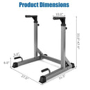 Adjustable Dip Bar with 10 Height Levels by LJGDeals