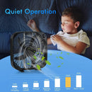 20 Inch Box Portable Floor Fan with 3 Speed Settings and Knob Control-Black by LJGDeals