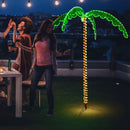 7 Feet LED Pre-lit Palm Tree Decor with Light Rope by LJGDeals