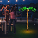 5 Feet LED Pre-lit Palm Tree Decor with Light Rope by LJGDeals