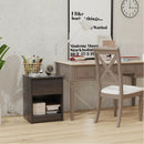 Wooden Nightstand with Drawer and Open Storage Compartment by LJGDeals