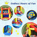 Inflatable Water Slide Castle Kids Bounce House with 480W Blower by LJGDeals