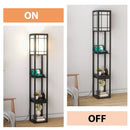 Modern Floor Lamp with Shelves and Drawer by LJGDeals