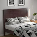 Full Wood Headboard Flat Panel with Pre-drilled Holes and Height Adjustment by LJGDeals