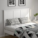 Full Wood Headboard Flat Panel with Pre-drilled Holes and Height Adjustment by LJGDeals