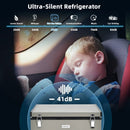 68 Quart Portable Car Refrigerator with DC and AC Adapter-Gray by LJGDeals