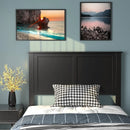 Solid Wood Flat Panel Headboard for Twin-size Bed by LJGDeals
