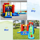 9-in-1 Inflatable Kids Water Slide Bounce House with 860W Blower by LJGDeals
