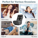 360-Degree Swivel Folding Floor Chair with 6 Adjustable Positions by LJGDeals