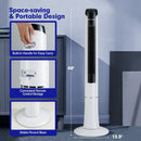 Portable 48 Inches Tower Fan with Remote Control-White by LJGDeals