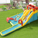 Inflatable Dual Slide Water Park Climbing Bouncer with 735W Air Blower by LJGDeals